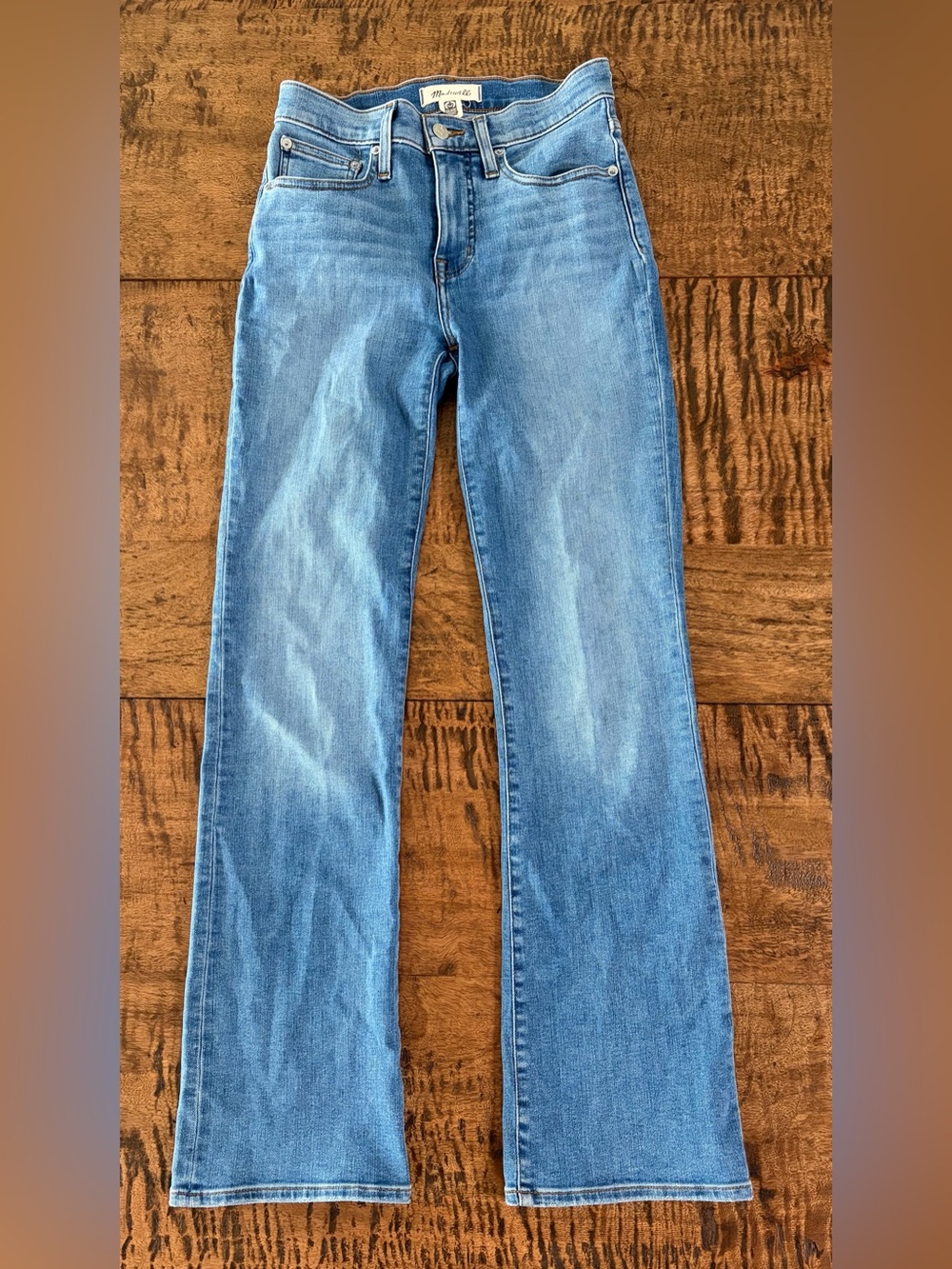 Madewell Kick Out Full Length Flare Jeans Size 25